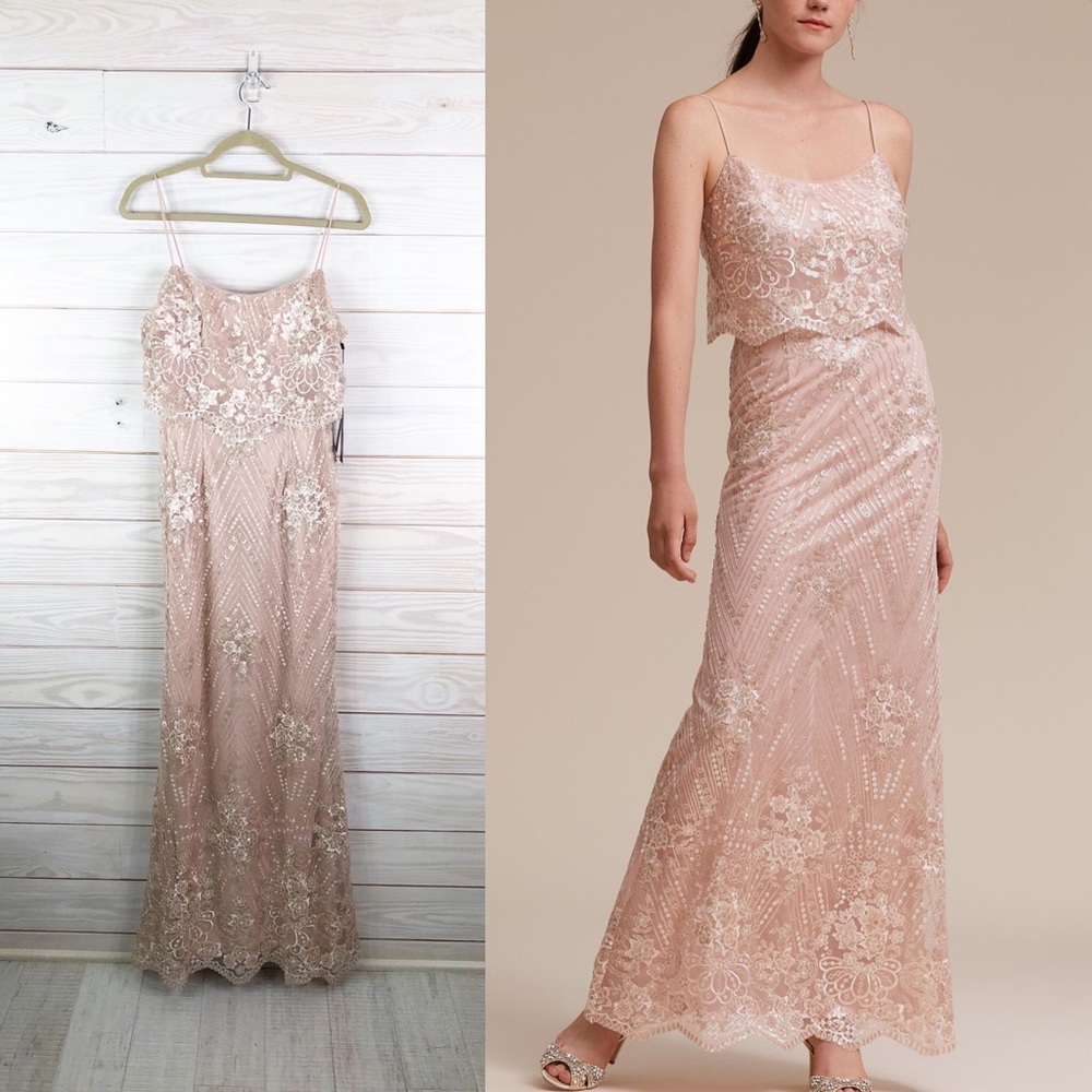 BHLDN Anthropologie Adrianna Papell Arden Dress